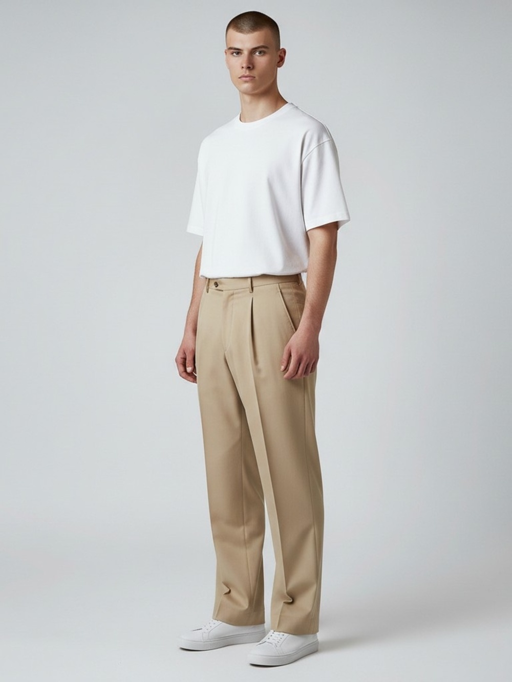 Vintage German Military Khaki Trousers